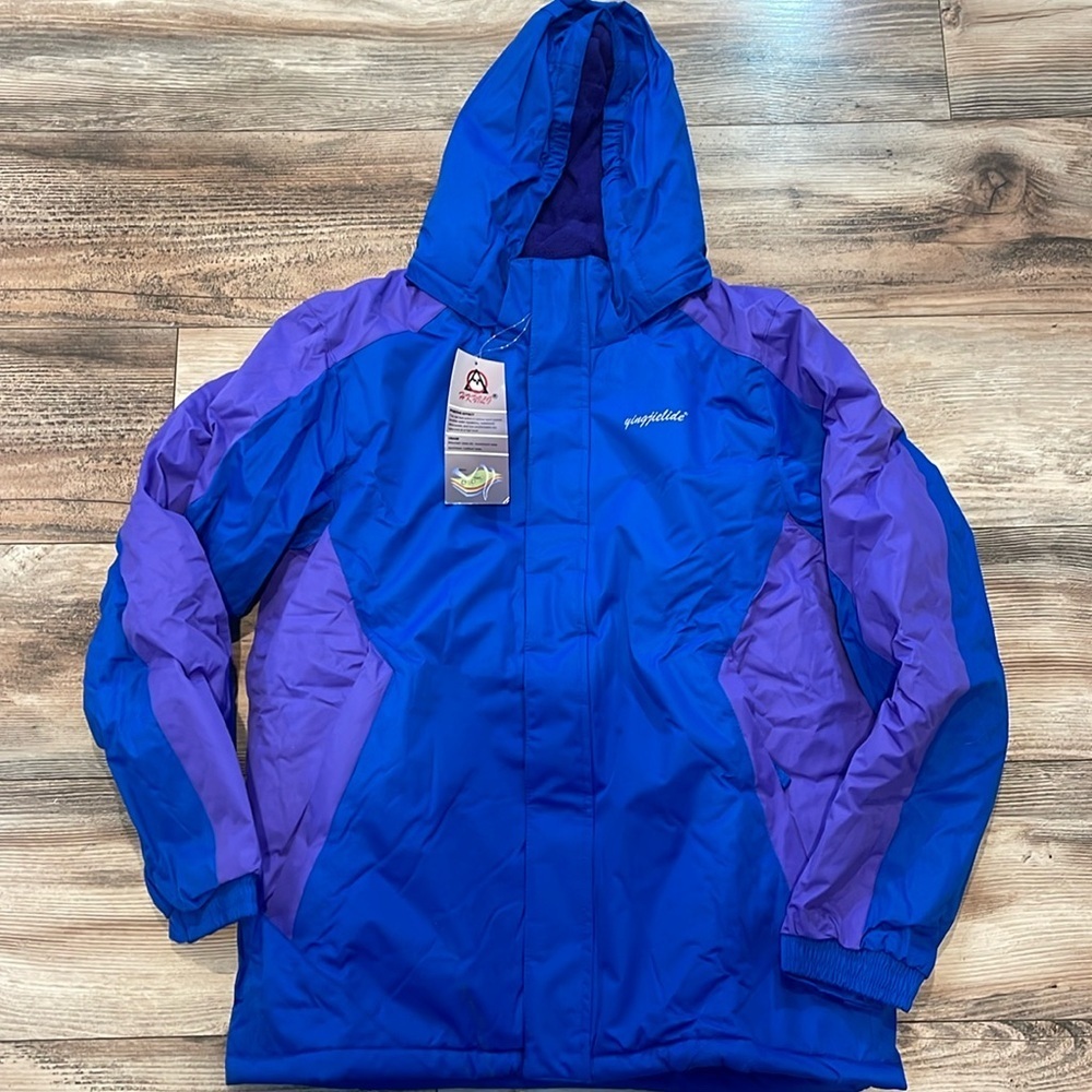 YINGJIELIDE Waterproof Ski Jacket Outdoor Fleece Lined Hooded Snow Coat Unisex